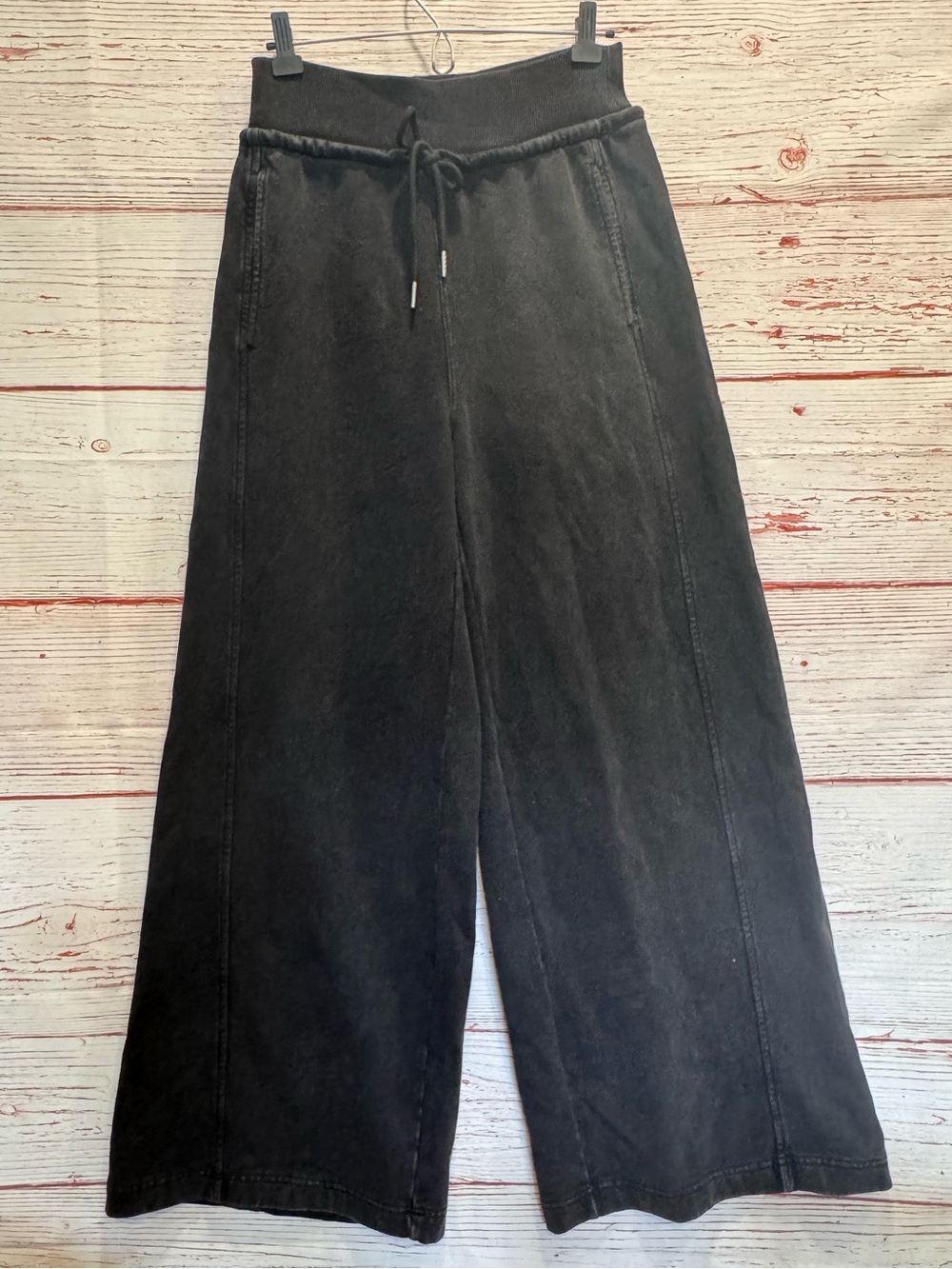 NWT Halara Flex French Terry Baggy Sweatpants in Phantom Denim Sz M - Picture 6 of 15